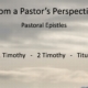 a pastors perspective
